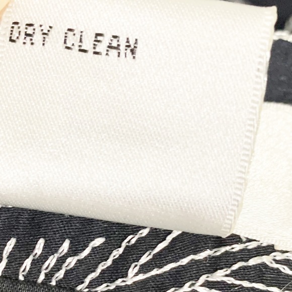 Talbots Cotton Embroidered Foliage Leaf Print Fully Lined A-line Skirt Side Zip - Picture 11 of 11